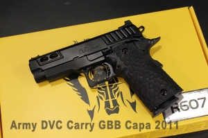 【翔準AOG】Army DVC Carry GBB Capa 2011 R607 全金屬瓦斯手槍 R607