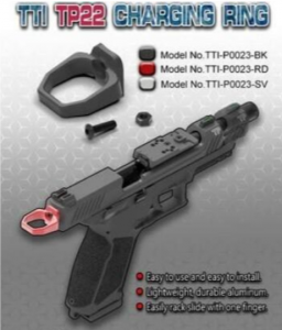 【翔準國際AOG】TTI TP22 CNC 戰術拉柄 TTI TP22 CNC 鋁合金 戰術槍機拉環 槍機拉柄