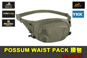  【翔準AOG】 Helikon-Tex POSSUM WAIST PACK 腰包 綠色 戰術包 雜物包 隨身包 軍規 HETB-PSM-CD