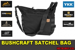  【翔準AOG】 Helikon-Tex BUSHCRAFT SATCHEL BAG 軍綠 戰術包 側背包 旅行包 軍規 HETB-BST-CD