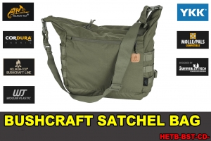  【翔準AOG】 Helikon-Tex BUSHCRAFT SATCHEL BAG 軍綠 戰術包 側背包 旅行包 軍規 HETB-BST-CD