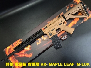 【翔準AOG】SLONG 神龍 電動槍 實戰版 (黑/沙) AR- MAPLE LEAF  M-LOK 台製高品質 ML-01T