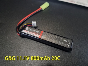 【翔準AOG】 怪怪 G&G  11.1V 800mAh  20C 托桿式 鋰聚電池  G-11-079