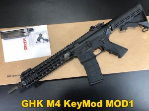 【翔準軍品AOG】 GHK M4 KeyMod MOD1 GBB 瓦斯後座力槍 瓦斯槍