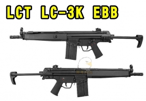 【翔準國際AOG】利成 LCT LC-3K  EBB後座力版 電動槍 AEG電槍 鋼製伸縮托  LC-3K EBB    