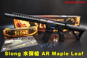 【翔準AOG】SLONG 神龍 水彈槍 AR Maple Leaf 黑 運動版尼龍 GELAR-ML-01B AEG電動槍 水彈發射器 M-LOK