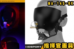 【翔準AOG】WOSPORT賽博龐克面具MA-145科幻機能風機械COS角色扮演面罩半頭盔科技感E0215G