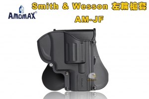 【翔準軍品AOG】AMOMAX Smith & Wesson J Frame系列 左輪 硬殼快拔槍套 AM-JF P1100ZZJPR