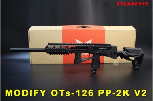 【翔準AOG】MODIFY OTs-126 PP-2K V2 民用版 衝鋒槍 016AAF915摩帝 PP2000 加長管伸縮後托