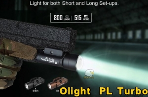 【翔準】OLIGHT PL Turbo 800流明 515米 戰術槍燈 聚泛光 PICATINNY/GLOCK導軌