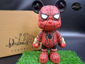 【翔準AOG】LEDO Bear  Spider-Man 蜘蛛熊 手繪熊 樂多熊 可客製化酷酷熊存錢筒公仔 居家擺飾 流體熊 暴力熊
