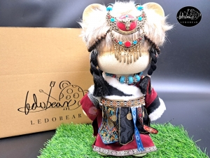 【翔準AOG】LEDO Bear 蒙古女熊 手繪熊 樂多熊 可客製化酷酷熊存錢筒公仔 居家擺飾 流體熊 暴力熊