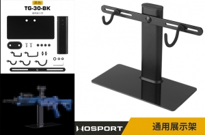 【翔準AOG】WOSPORT  TG-30 通用展示架 Novritsch 風格 Airsoft 收藏通用橡膠掛鉤 槍架 P06BB