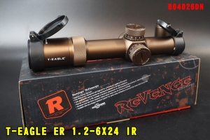 【翔準AOG】T-EAGLE ER 1.2-6X24 IR 狙擊鏡 B04026DN狩獵步槍望遠鏡 步槍瞄準鏡 防震瞄具