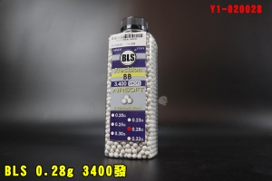 【翔準AOG】BLS 0.28g 3400發 罐裝/瓶裝 Y1-020028 精密彈 研磨彈 5.95mm BB彈 加重彈 