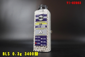 【翔準AOG】BLS 0.3g 3400發 罐裝/瓶裝 Y1-02003 精密彈 研磨彈 5.95mm BB彈 加重彈 