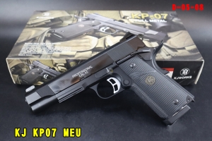 【翔準AOG】KJ KP07 MEU 瓦斯槍 黑 D-05-08 手槍 GBB KP-07 M.E.U 有軌道 後座力