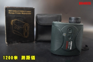 僅一個【翔準AOG】1200米 測距儀 (墨綠) B04025 放大6倍 望遠 雷射接收透鏡 精度高