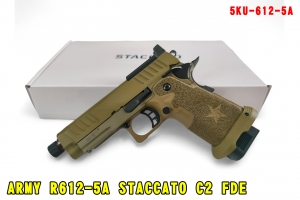 【翔準AOG】ARMY R612-5A STACCATO C2 FDE 沙 瓦斯槍 GBB瓦斯手槍HI-CAPA 5.1短槍2011