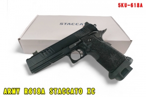 【翔準AOG】ARMY R618A STACCATO XC 黑 瓦斯槍 GBB瓦斯手槍HI-CAPA 5.1短槍2011