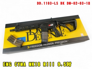 【翔準AOG】EMG CYMA MK18黑 RIII 9.5吋 MWS規 T8 DD.1103-LS BK DM-02-03-18瓦斯槍 後座力