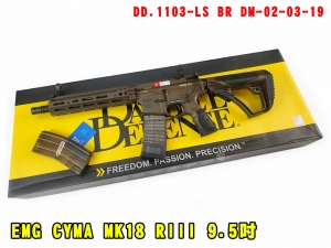 【翔準AOG】EMG CYMA MK18沙 RIII 9.5吋 MWS規 T8 DD.1103-LS BR DM-02-03-19瓦斯槍 後座力