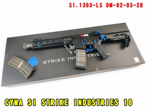 【翔準AOG】黑藍SI STRIKE INDUSTRIES RAIL 10吋 MWS規AR15 EMG CYMA T8 SI.1303-LS DM-02-03-28 GBBR瓦斯槍 後座力