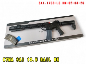 【翔準AOG】SAI 13.5 RAIL BK MWS規 EMG CYMA T8 SAI.1703-LS DM-02-03-26 變形金剛GBBR瓦斯槍 後座力
