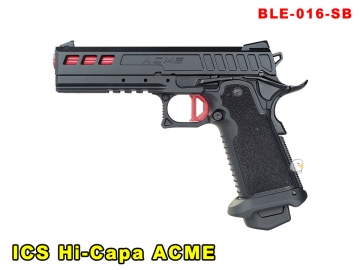 【翔準AOG】ICS Hi-Capa ACME 黑紅 瓦斯/CO2版 短槍 BLE-016-SB GBB 後座力手槍 【翔準AOG】ICS Hi-Capa ACME 黑紅 瓦斯/CO2版 短槍 BLE-016-SB GBB 後座力手槍