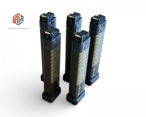 【翔準AOG】(5入)Archwick B&T APC9電動槍用無聲彈匣共5顆 100發 BTA-MG-APC9-A1