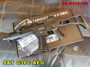【翔準AOG】S&T G36C 黑 AEG DA-G316-004 電動槍 G36 衝鋒槍 折疊托 運動版