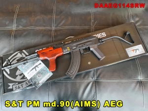 【翔準AOG】S&T PM md.90(AIMS) 全金屬 G3 AEG 實木 電動槍 DAAEG114SRW 突擊步槍 生存遊戲 電動長槍