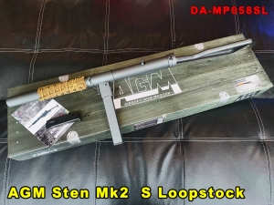 【翔準AOG】 S&T AGM Sten Mk2  S Loopstock 全金屬電槍 AEG 黑 DA-MP058SL 戰鬥步槍 長槍 電動步槍