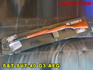 【翔準AOG】S&T SVT-40 G3 AEG 實木 電動槍 DAAEG3117RW 電槍 全金屬 蘇聯 二戰 SVT步槍