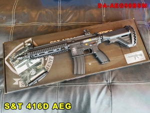 【翔準AOG】S&T 416D AEG(黑)G3 電動槍 DA-AEG98BSM 電動長槍 生存遊戲 全金屬
