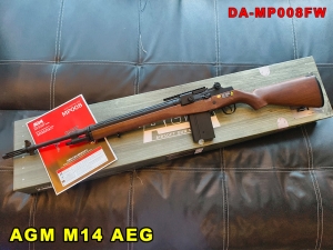 【翔準AOG】S&T AGM M14 AEG 仿木紋塑膠 電動槍 DA-MP008FW 戰鬥步槍 長槍 電動步槍