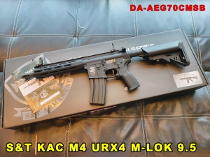 【翔準AOG】S&T KAC M4 URX4 M-LOK 9.5 黑 電動槍 授權刻字 AEG DA-AEG70CMSB 生存遊戲 可昇級 