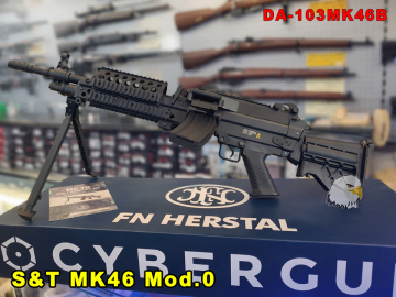 【翔準AOG】S&T MK46 Mod.0 運動版 電動槍 機槍 Real Wood DA-103MK46B 輕機槍 全自動