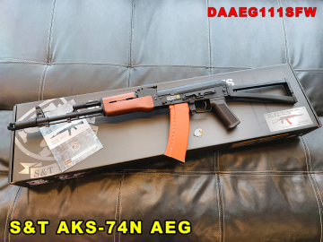 【翔準AOG】S&T AKS-74N SportsLine AEG 仿真木 STAEG111SFW 電動槍 長槍 生存遊戲