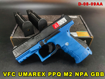 【翔準AOG】VFC UMAREX PPQ M2 NPA GBB 藍色 雙彈匣 D-08-09AA 訓練槍 瓦斯槍 短槍 瓦斯手槍