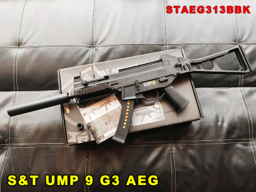 【翔準AOG】S&T UMP 9 G3 AEG BK 黑 電動槍 STAEG313BBK 衝鋒槍 室內CQB