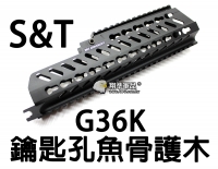 【翔準軍品AOG】【S&T】G36K 魚骨 金屬 鑰匙孔 護木 生存遊戲 零件 周邊套件 DA-STRAS02