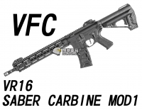 【翔準軍品AOG】【VFC】VR16 SABER CARBINE MOD1 電動槍  免運費 VF1-M4_SABER_M-BK01
