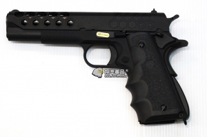 【翔準軍品AOG】WE 1911 蜂巢版+戰術握把 原力 瓦斯槍 GBB 手槍  全金屬  D-02-08-6B 