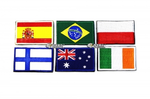 【翔準軍品AOG】國旗 西班牙 巴西 波蘭 芬蘭 澳洲 愛爾蘭 臂章 徽章 勳章 生存遊戲