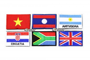 【翔準軍品AOG】國旗 越南 寮國 阿根廷 克羅埃西亞 南非 英國 臂章 徽章 勳章 生存遊戲