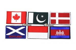 【翔準軍品AOG】國旗 加拿大 巴基斯坦 丹麥 蘇格蘭 摩納哥 柬埔寨 臂章 徽章 勳章 生存遊戲