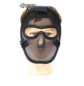 【翔準軍品 AOG】黑色 無尾熊 全臉露眼面罩 面罩 護具 安全裝備 透氣 夏日  X2-11-1