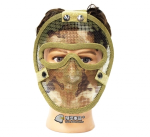 【翔準軍品 AOG】沙漠迷彩 無尾熊 全臉露眼面罩 面罩 護具 安全裝備 透氣 夏日  X2-11-5