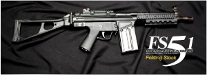 【翔準軍品AOG】*無法超取*G&G怪怪 FS51-Folding Stock 電動槍 AEG 金屬 免運費